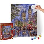 Malen nach Zahlen - Vollmond über London