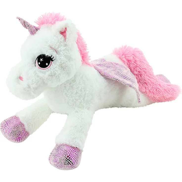 Sweety Toys 8032 Plüsch Einhorn Plüschtier Kuscheltier 65 cm Weiss