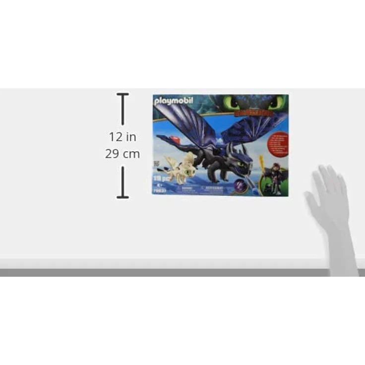 PLAYMOBIL 70037 - Dragons - Ohnezahn und Hicks Spielset – Bild 6