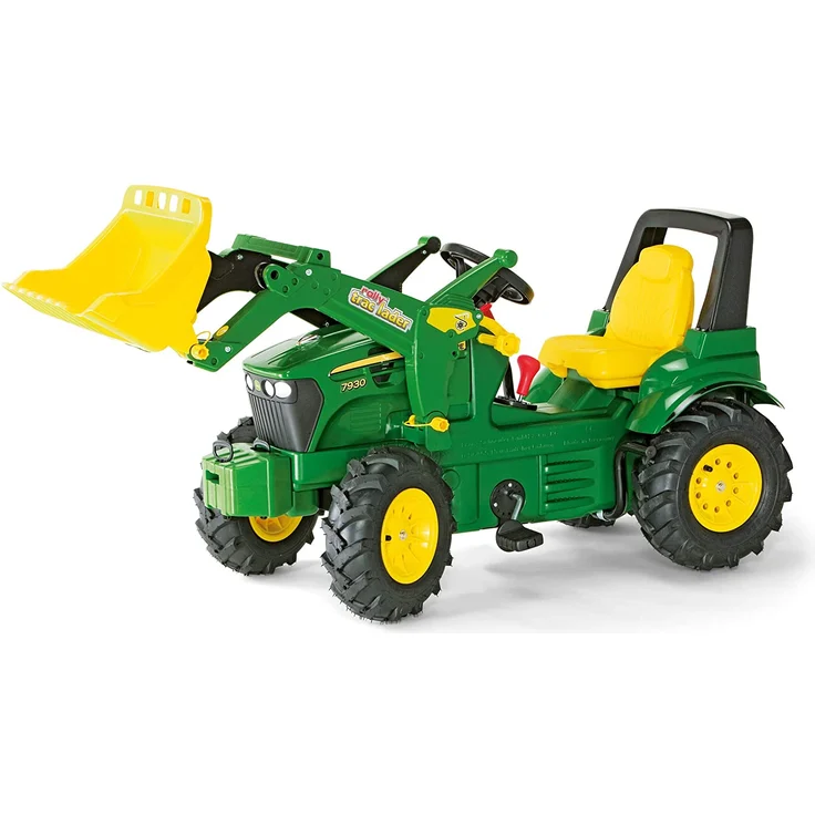 Rolly Toys rollyFarmtrac John Deere 7930 (mit Frontlader, für Kinder von 3 bis 8 Jahre, Zweigangschaltung, Sitz verstellbar) 710126 - Preisvergleich – Bild 1
