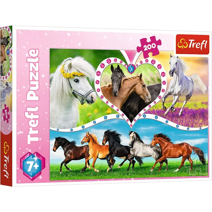 Trefl 13248 Pferde 200 Teile Puzzle – Bild 1