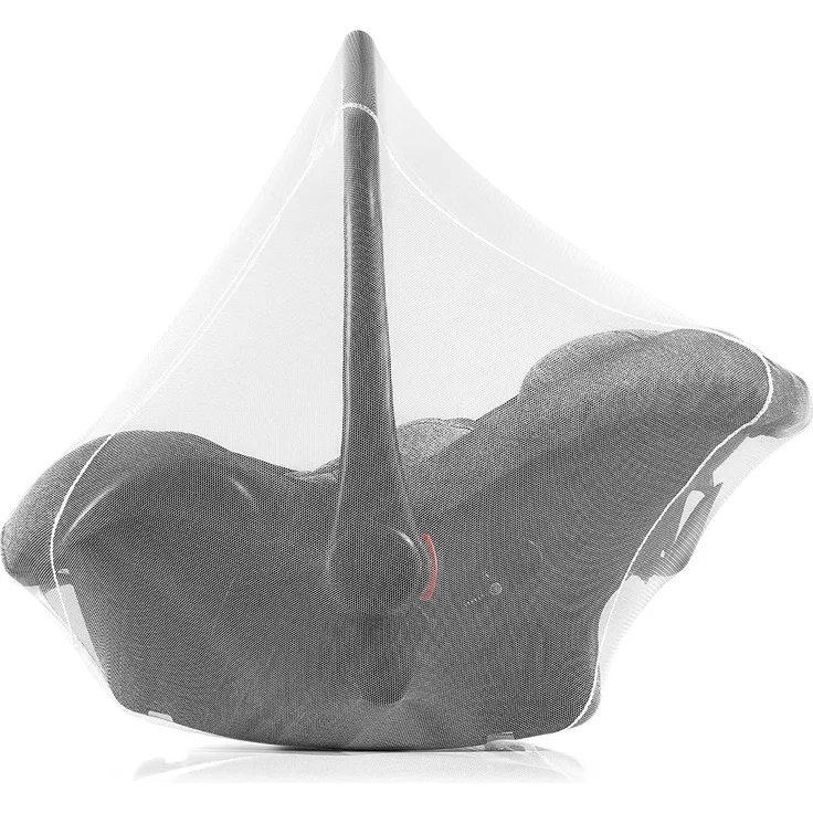 reer Insektennetz für Babyschalen, Moskitonetz passend für alle Modelle wie Maxi Cosi, weiß