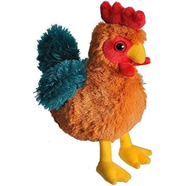 Wild Republic Hug 'ems Plüschtier, Kuscheltier, Hahn 18 Cm – Bild 1