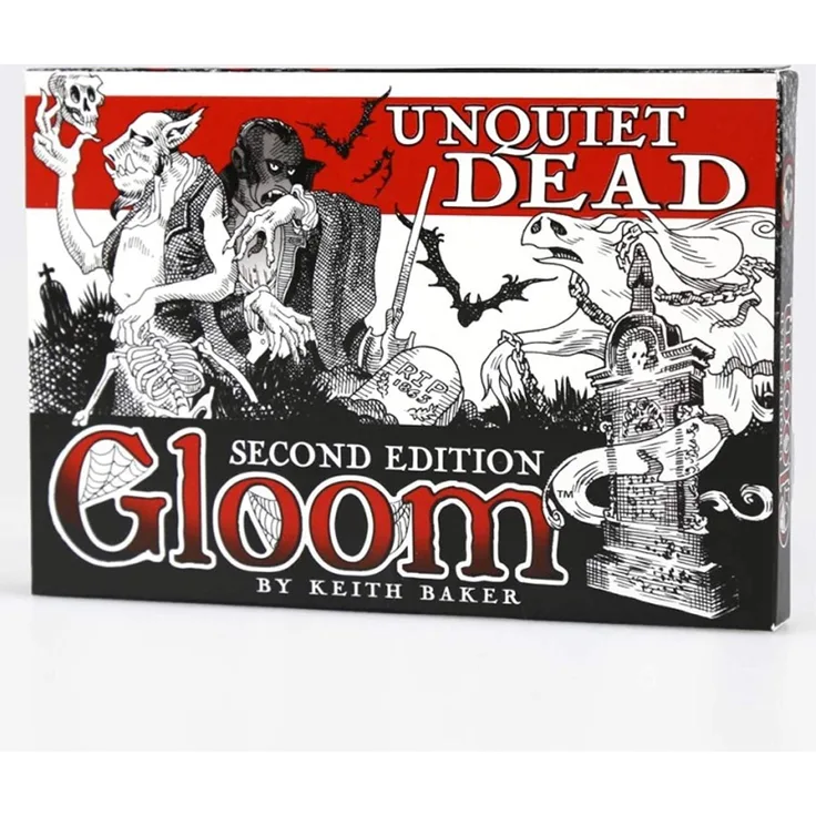 Atlas Games ATG01355 - Kartenspiele, Gloom, Unquiet Dead, 2nd Edition
