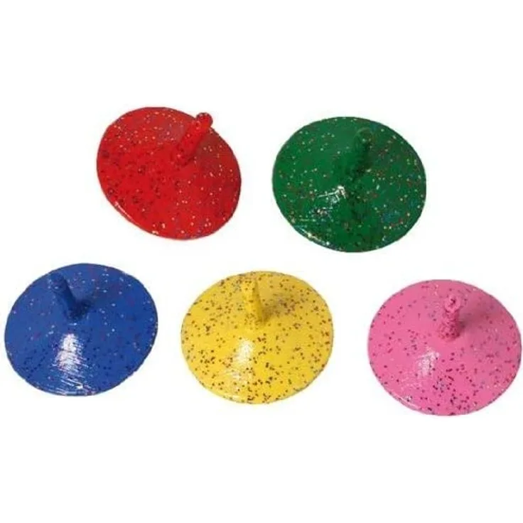 Bartl Glitzerkreisel klein bunt, 1 Kreisel, zufällige Auswahl, keine Vorauswahl möglich