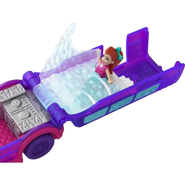 Polly Pocket GGC41 - Pollyville Limousine Puppen Spielzeugauto, Spielzeug ab 4 Jahren – Bild 4