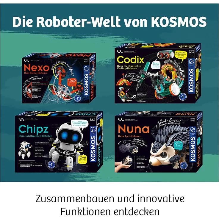 Kosmos Experimentierkasten Chipz - Dein intelligenter Roboter – Bild 8