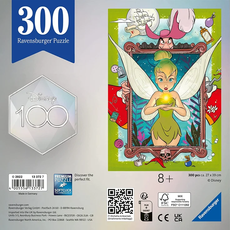Ravensburger Puzzle 13372 - Tinkerbell - 300 Teile Disney Puzzle für Erwachsene und Kinder ab 8 Jahren – Bild 4