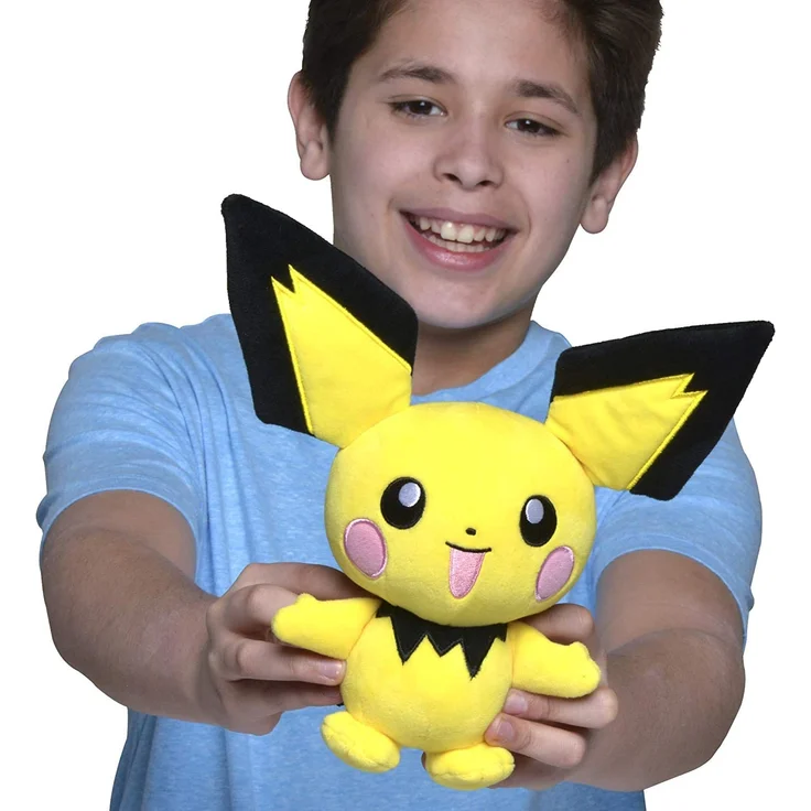BANDAI – Pokémon – Plüschtier 20 cm – Pichu – WT95244 – Bild 6