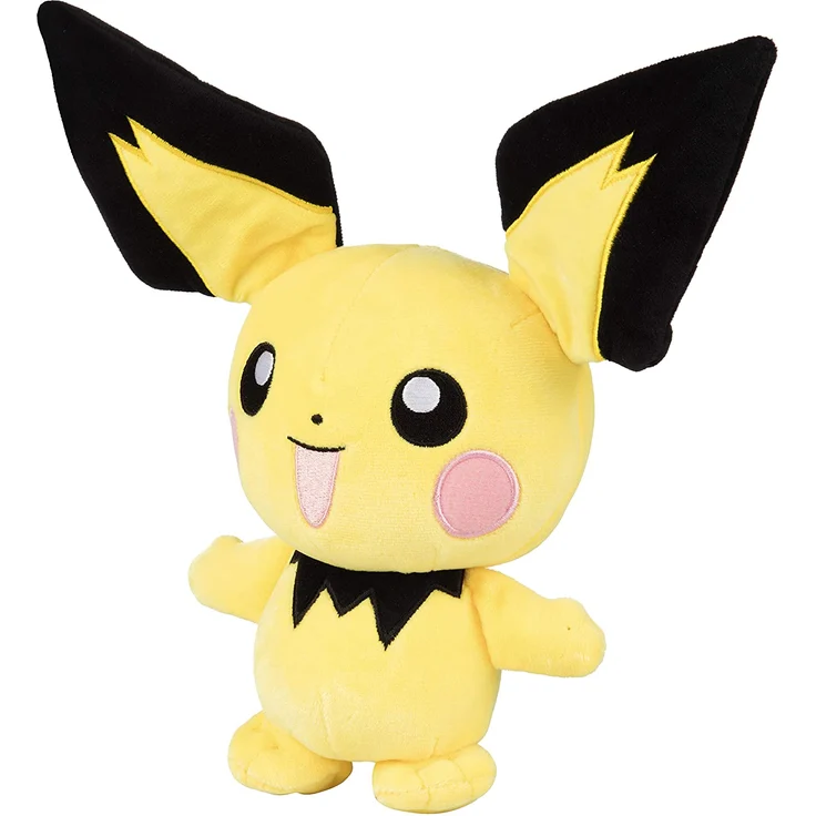 BANDAI – Pokémon – Plüschtier 20 cm – Pichu – WT95244 – Bild 3