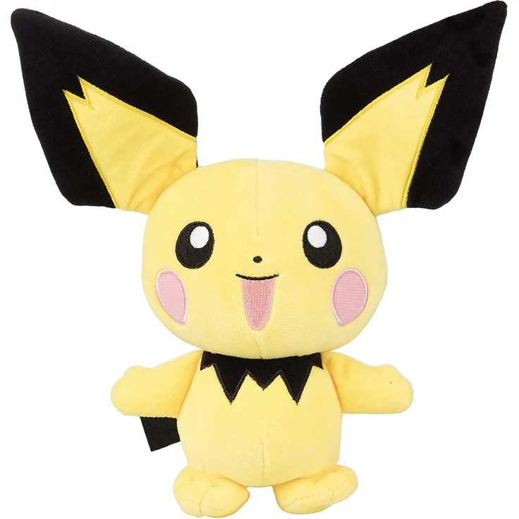 BANDAI – Pokémon – Plüschtier 20 cm – Pichu – WT95244 – Bild 2