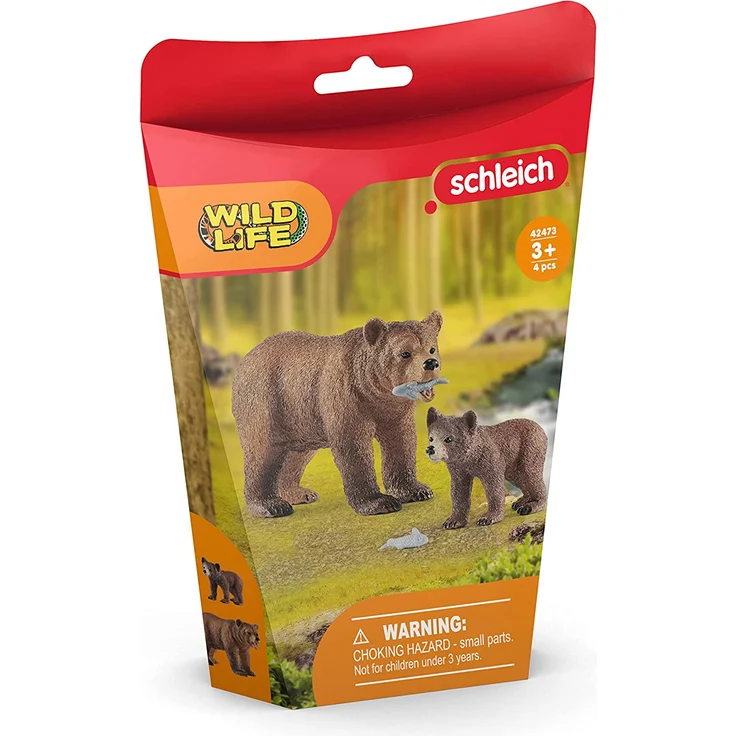 Schleich Wild Life Grizzlybär-Mutter mit Jungem - Preisvergleich – Bild 5