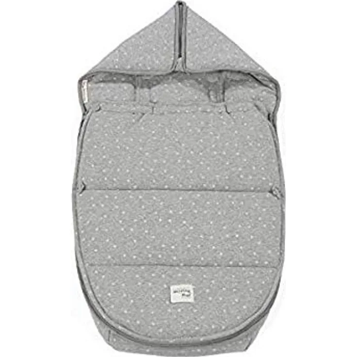 Walking Mum Fußsack für Autositze Dreamer Strick Grau