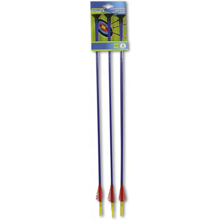 Outdoor active 3 Pfeile mit Saugnapf, Länge 59 cm