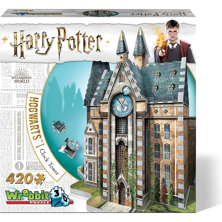 Harry Potter Hogwarts Clock Tower (Puzzle) – Bild 1