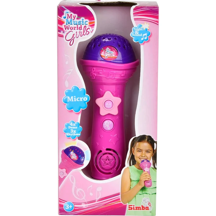Simba 106831464 - My Music World Girls Shining Mikro 20 cm – Bild 1
