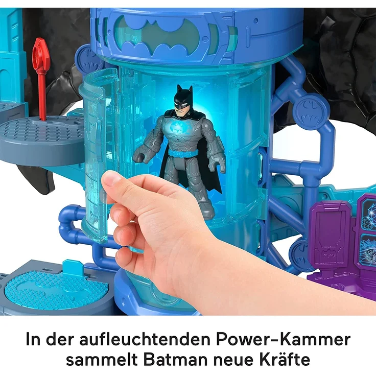 Mattel GYV24 - Imaginext DC Super Friends Bat-Tech Batcave, Batman-Spielset, ab 3 bis 8 Jahren – Bild 5