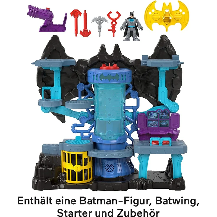 Mattel GYV24 - Imaginext DC Super Friends Bat-Tech Batcave, Batman-Spielset, ab 3 bis 8 Jahren – Bild 7