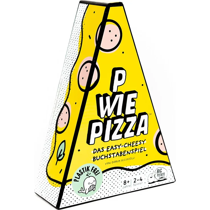 P wie Pizza: BAU EIN gigantisches Pizzastück vor Allen Anderen | Familien Wortspiel | Großartig für Erwachsene und Kinder