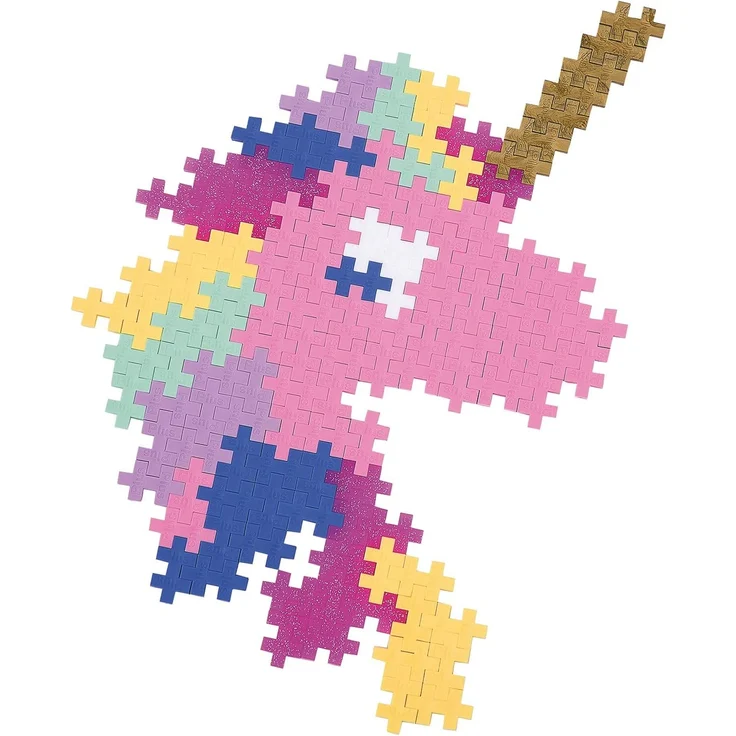 Plus-Plus 9603908 - Learn to Build, Unicorns, Einhörner, 275 Bausteine, Konstruktionsspielzeug, Pastellfarben – Bild 10