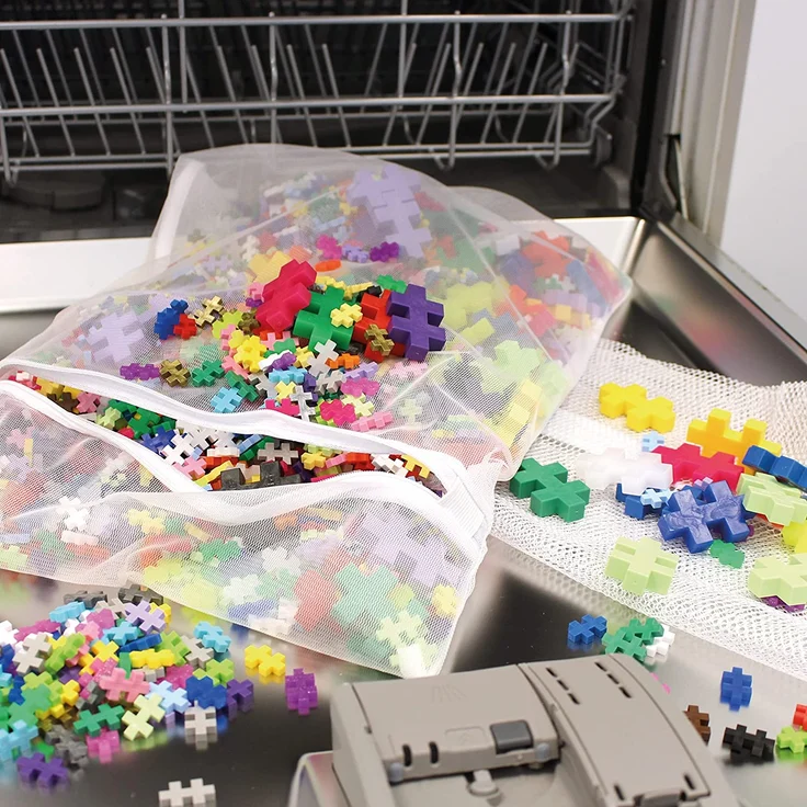 Plus-Plus 9603908 - Learn to Build, Unicorns, Einhörner, 275 Bausteine, Konstruktionsspielzeug, Pastellfarben – Bild 15