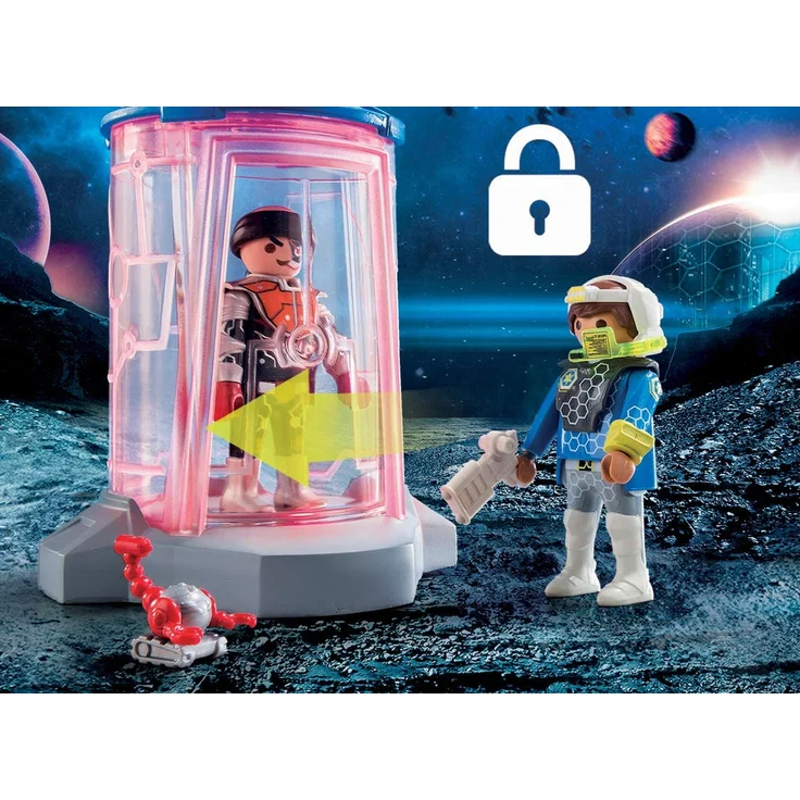 PLAYMOBIL 70009 SuperSet Galaxy Police Gefängnis, bunt – Bild 6