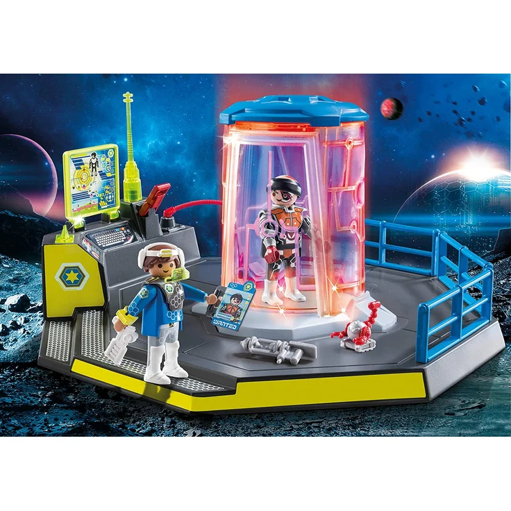 PLAYMOBIL 70009 SuperSet Galaxy Police Gefängnis, bunt – Bild 4
