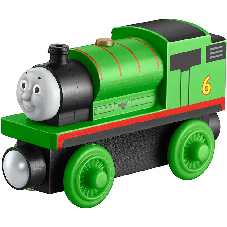 Mattel Fisher-Price Y4082 - Thomas und seine Freunde Holzlokomotive Percy, klein
