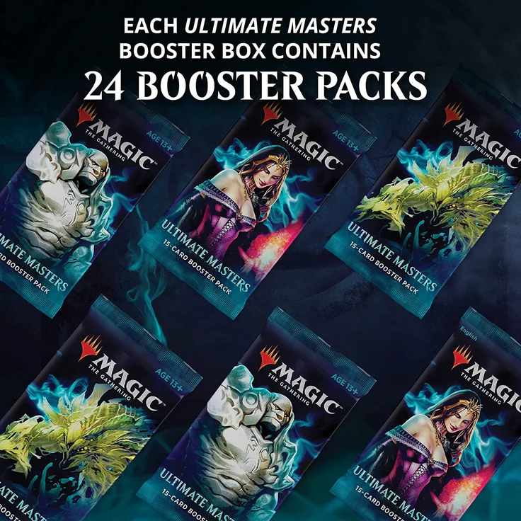 Wizards Of The Coast, MTG-UMA-EN Magic, The Gathering-Ultimate Masters, Magiekarten, mit 24 Packungen, Mehrfarbig – Bild 2