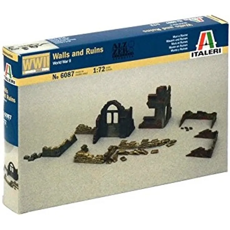 Italeri Model Kit doplňky 6087 - Walls and Ruins (1:72)