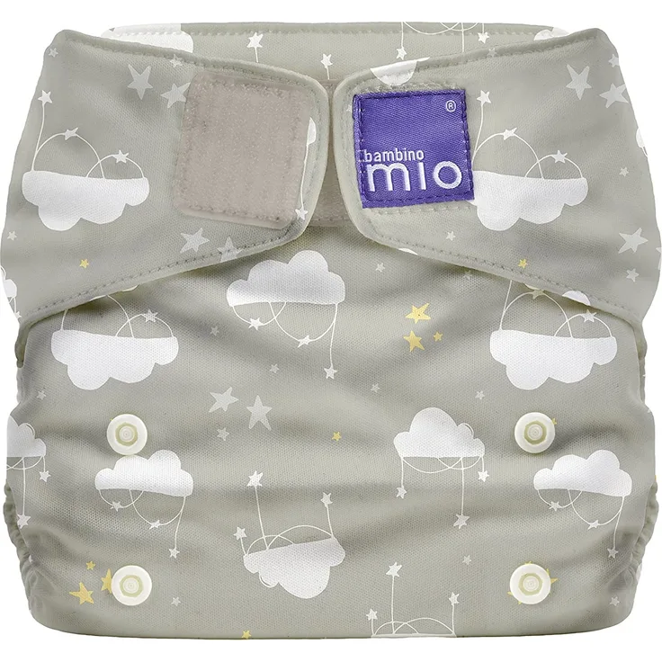 Bambino Mio, miosolo all-in-one wiederverwendbare windel, wolke sieben
