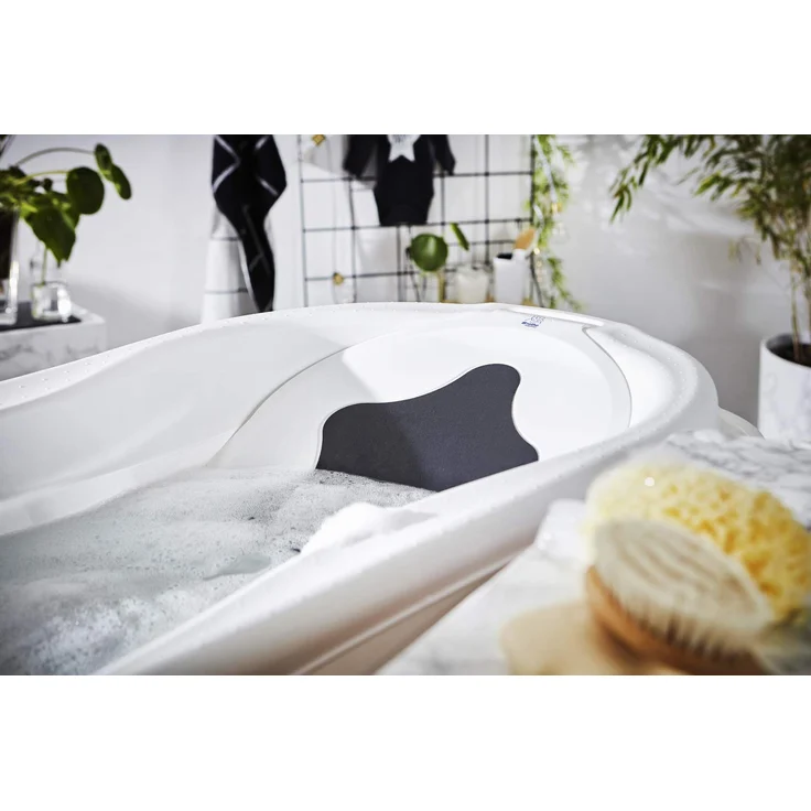 Rotho Babydesign Badewanneneinsatz, Mit Antirutschtmatte, 0-6 Monate, TOP/TOP Xtra, Tender Rosé Pearl (Rosa), 205030208 – Bild 4