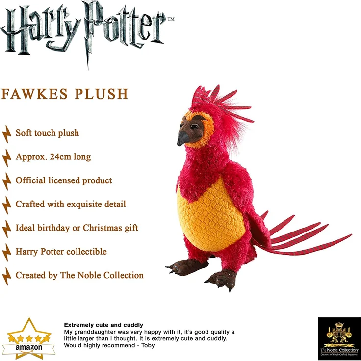 The Noble Collection Fawkes Plüsch – Bild 3