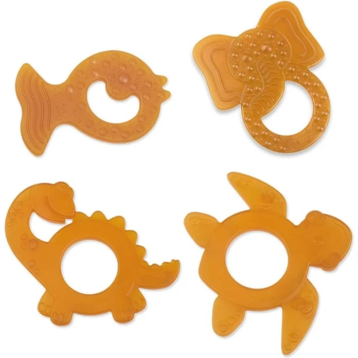 GRÜNSPECHT Naturprodukte 639-V2 Bio-Beißring, Schildkröte, Naturkautschuk, braun, 21 g – Bild 6