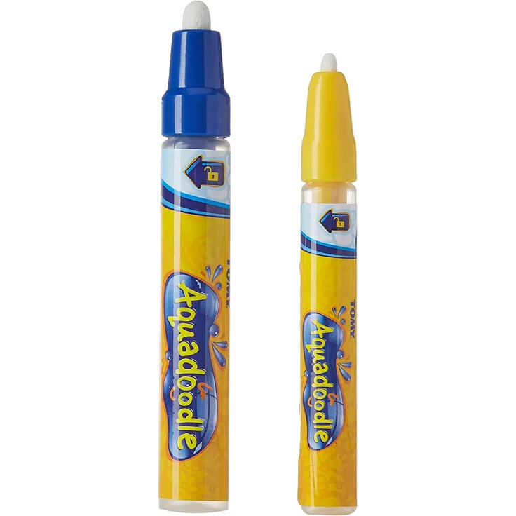 TOMY Aqua Doodle Wasserfarben 14779, feines und breites Pinsel-Set