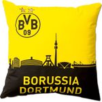 BVB Borussia Dortmund Kissen mit Skyline 40x40cm