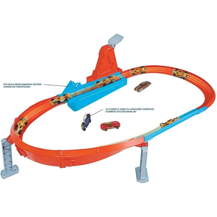 Hot Wheels GJM75 - Speed Boost Champion Trackset zum Antreten gegen Freunde, Action-Sets für Kinder von 5 bis 10 Jahren – Bild 2