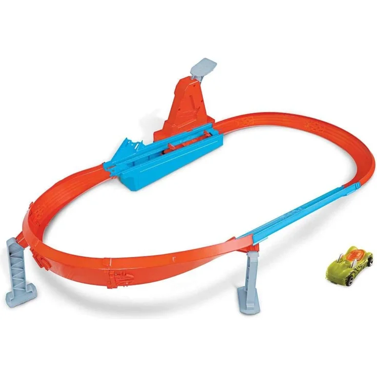 Hot Wheels GJM75 - Speed Boost Champion Trackset zum Antreten gegen Freunde, Action-Sets für Kinder von 5 bis 10 Jahren – Bild 1