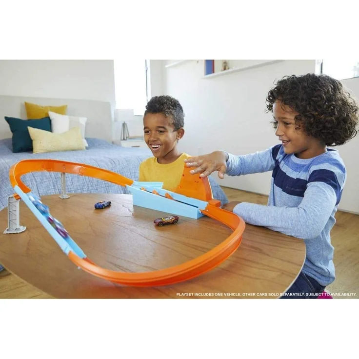 Hot Wheels GJM75 - Speed Boost Champion Trackset zum Antreten gegen Freunde, Action-Sets für Kinder von 5 bis 10 Jahren – Bild 3
