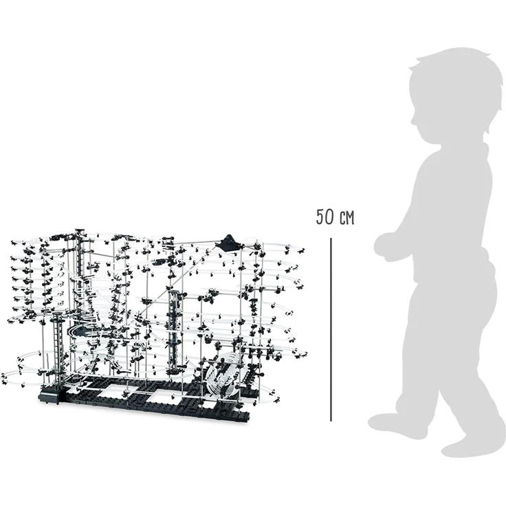 small foot 6732 Kugelbahn "Extreme" mit 35 m Länge, wird selbst zusammengebaut, mit Loopings und Kurven, ab 15 Jahren – Bild 5