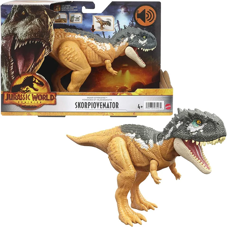 Mattel Spielfigur »Jurassic World, Roar Strikers Skorpiovenator«, mit Soundeffekten – Bild 6