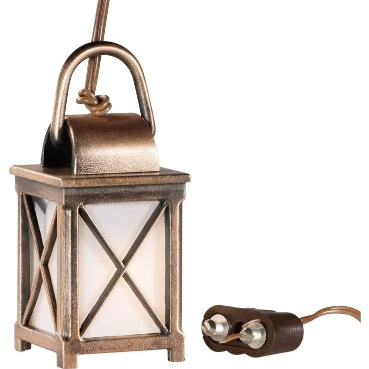 Kahlert Licht 20633 Puppenhauszubehör, messingfarben, weiß