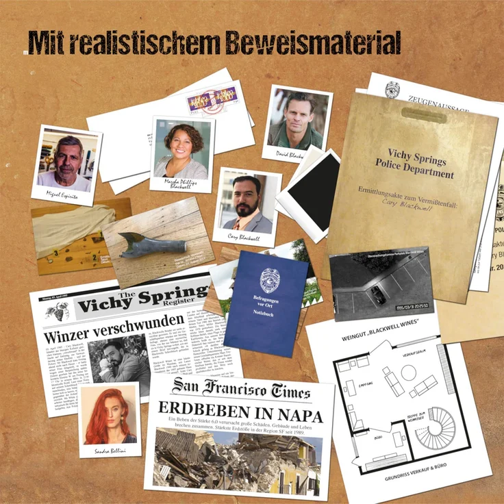 Murder Mystery Case File - Der Tote im Weinkeller – Bild 3