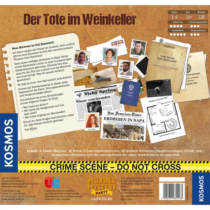 Murder Mystery Case File - Der Tote im Weinkeller – Bild 7