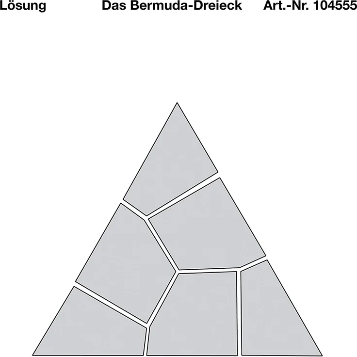Bartl 104555 Mini-Holz-Puzzle Das Bermuda-Dreieck aus 6 kleinen Holzteilen – Bild 6