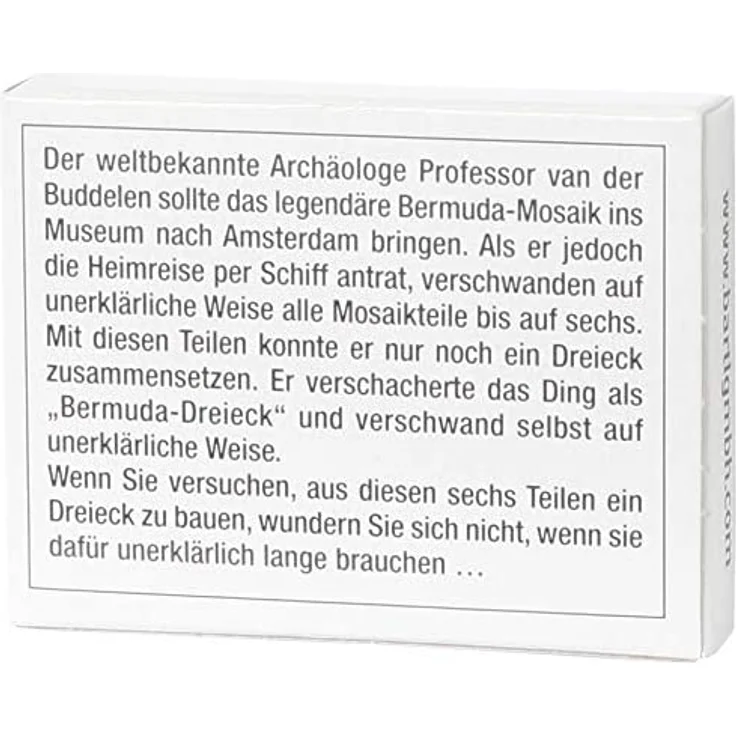 Bartl 104555 Mini-Holz-Puzzle Das Bermuda-Dreieck aus 6 kleinen Holzteilen – Bild 5
