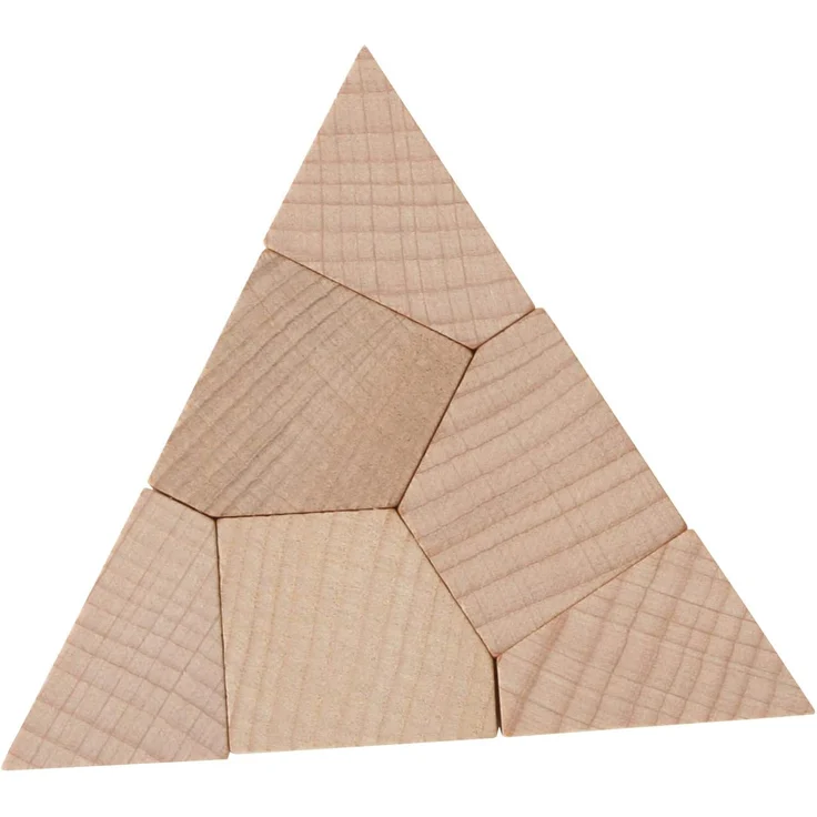 Bartl 104555 Mini-Holz-Puzzle Das Bermuda-Dreieck aus 6 kleinen Holzteilen – Bild 2