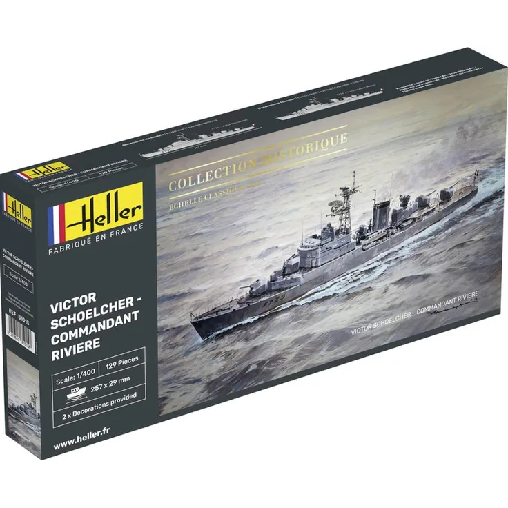 Heller 81015 VICTOR SCHOELCHER - COMMANDANT RIVIERE