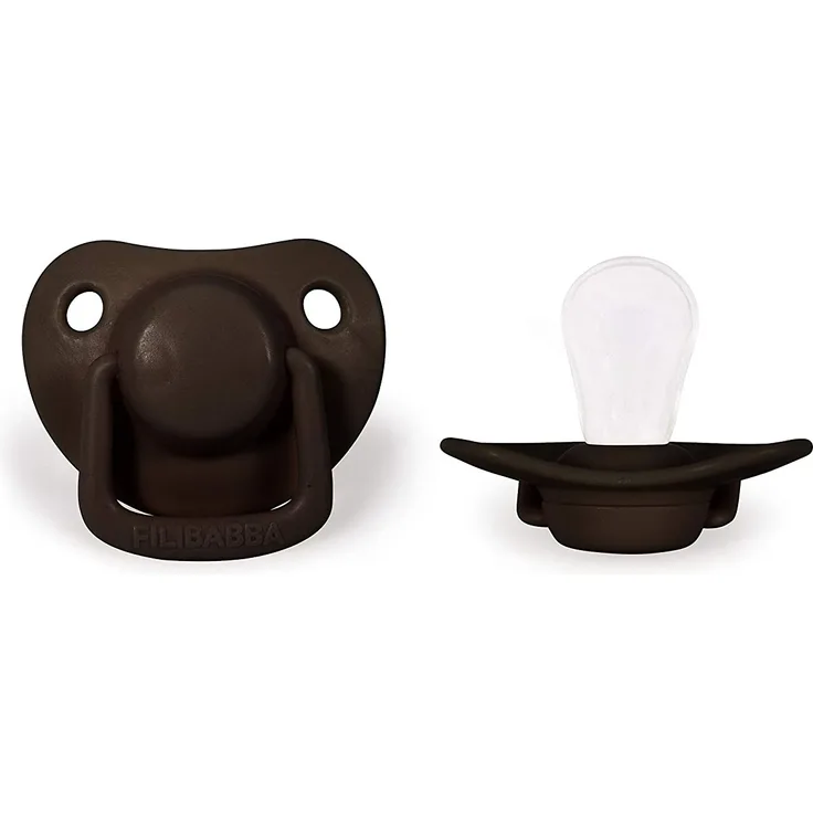 Filibabba Pacifiers 2-pack - Chocolate 0-6 months