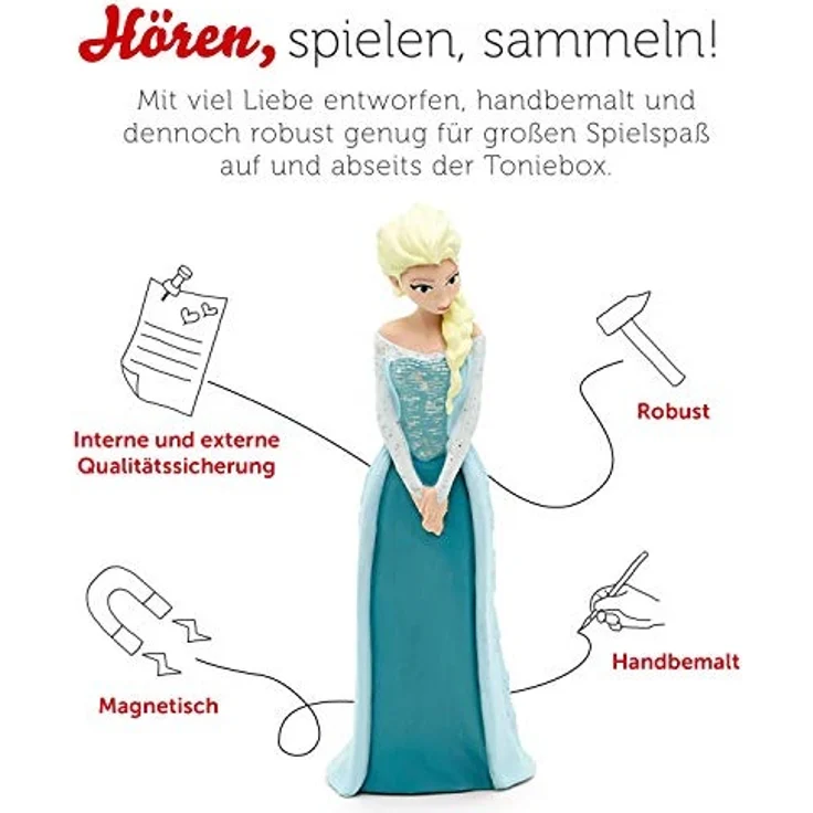 Tonies 'Die Eiskönigin' Hörfigur mit 71 Minuten Spielzeit, Hörspiel zu Anna und Elsa, ab 4 Jahren – Bild 5